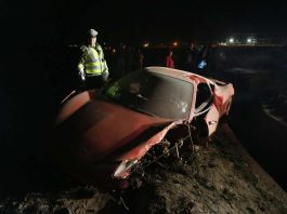Incidente Supercar frenata curva