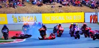 Incidente terrificante in MotoGP