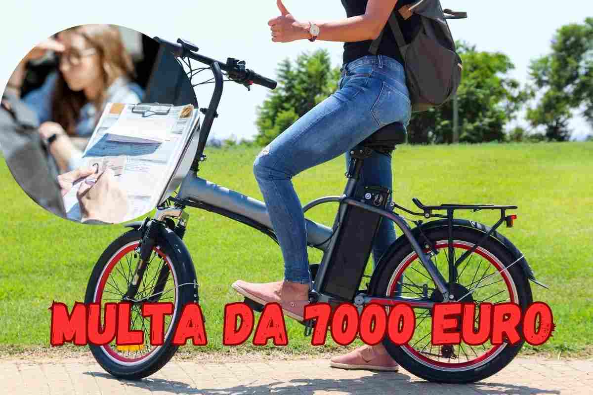 Tutta colpa di una bici elettrica