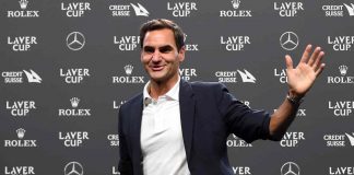 Roger Federer Mercedes SLS AMG