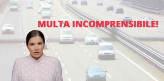 multa autostrada