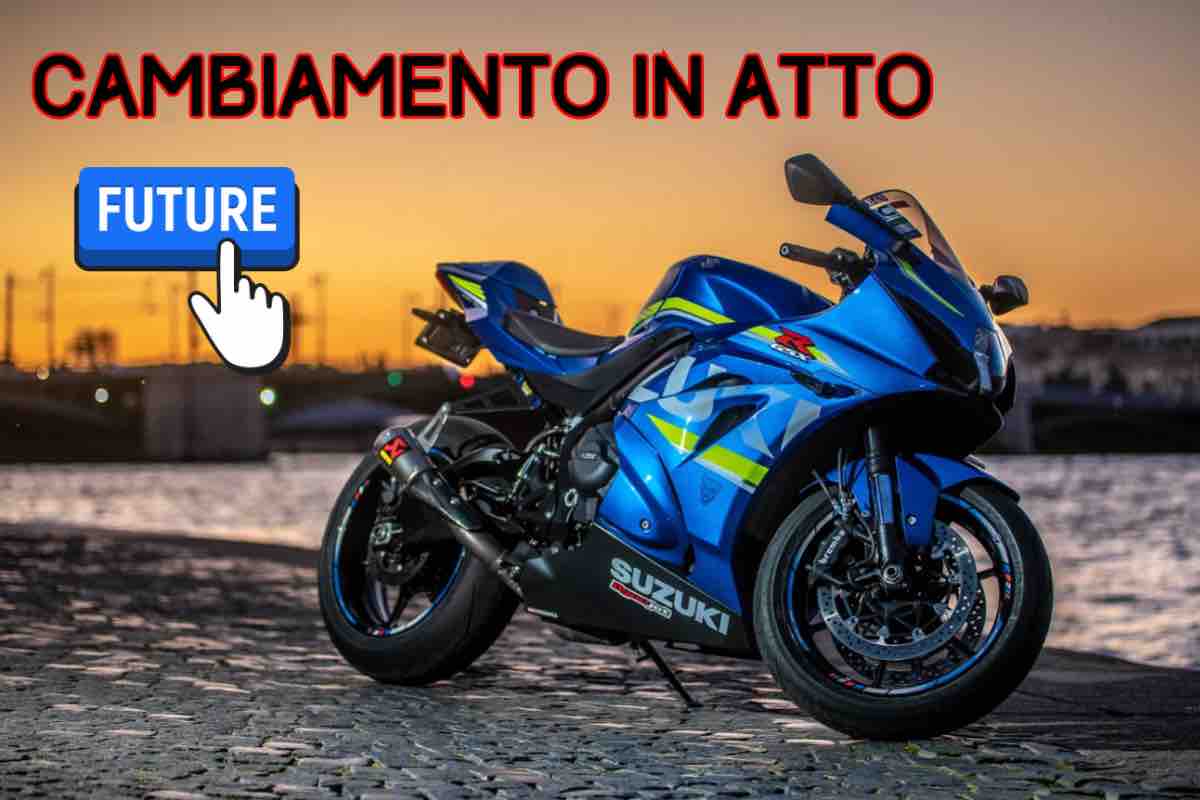 Suzuki motocicletta arrivo 