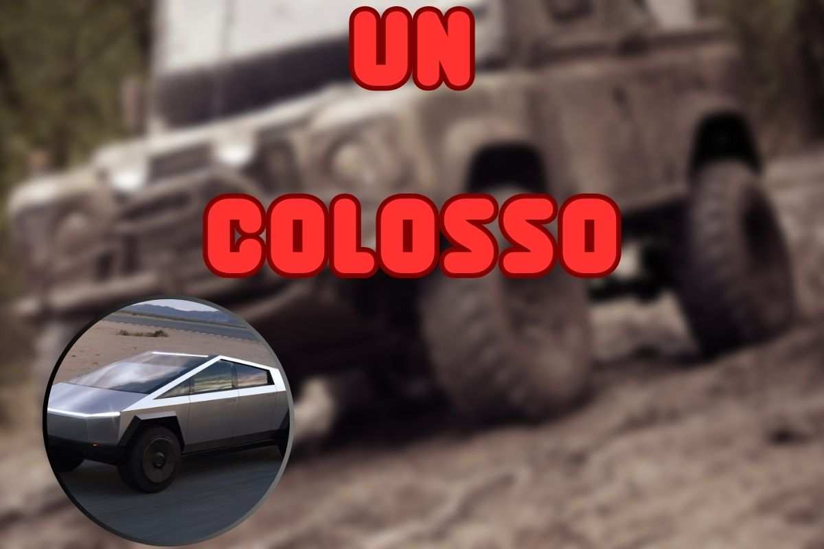 carro armato cybertruck sei ruote cinese