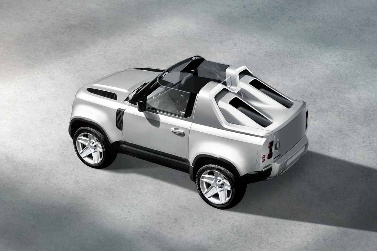 Land Rover Defender diventa spyder