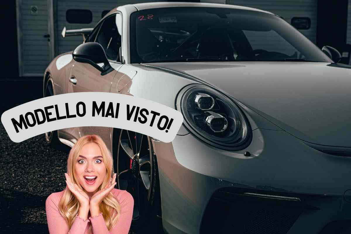 Motoscafo con motore Porsche