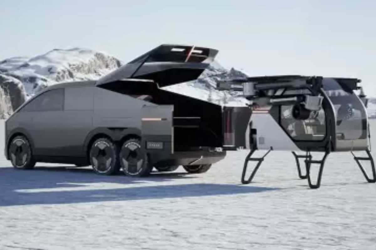 carro armato cybertruck sei ruote cinese