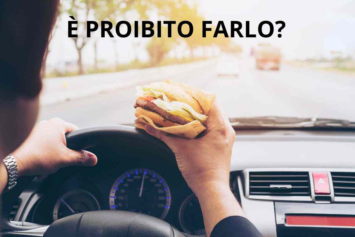 Spuntino in auto