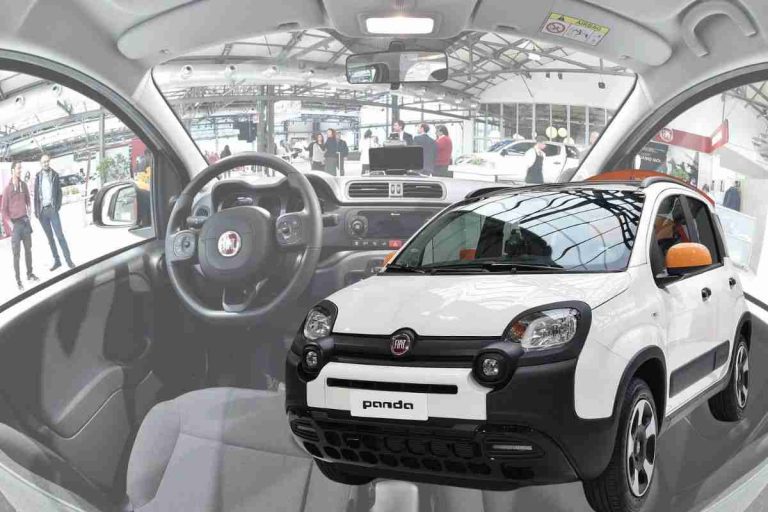 fiat panda si trasforma in letto