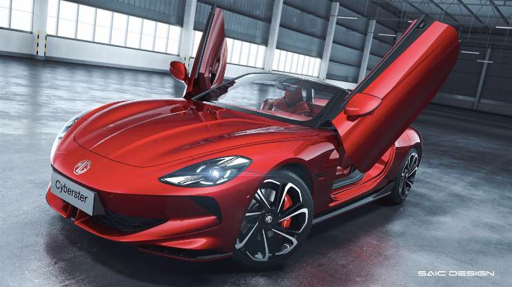 MG Cyberster, la supercar pazzesca