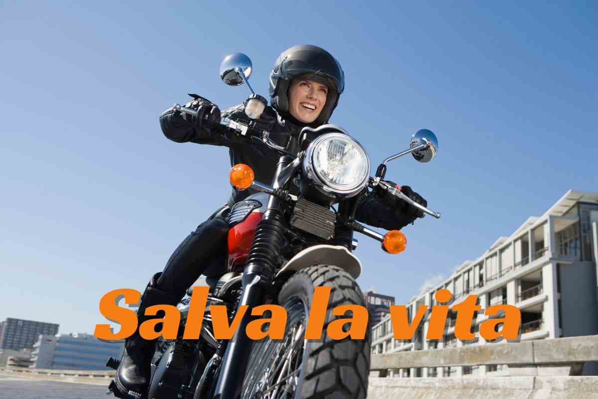 Accessorio che salva la vita in moto