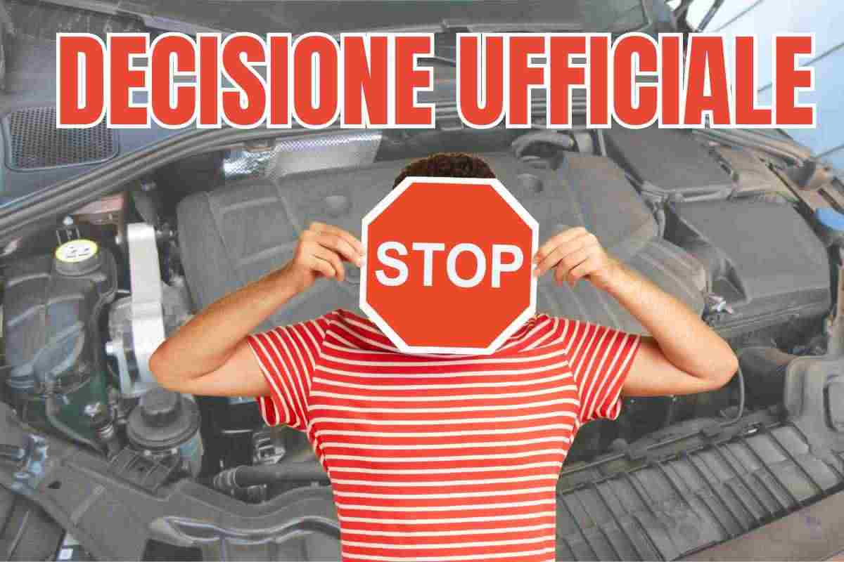 annuncio ufficiale motore stop