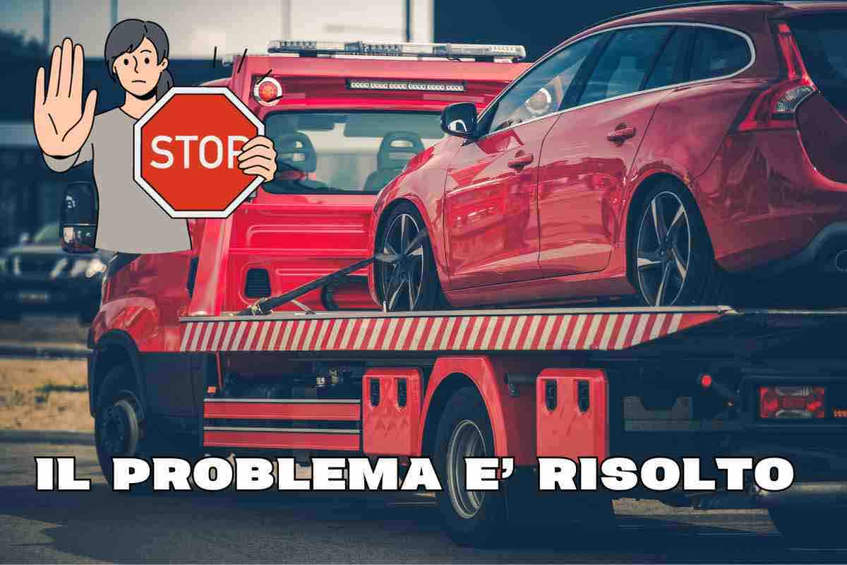 Carro attrezzi sequestro