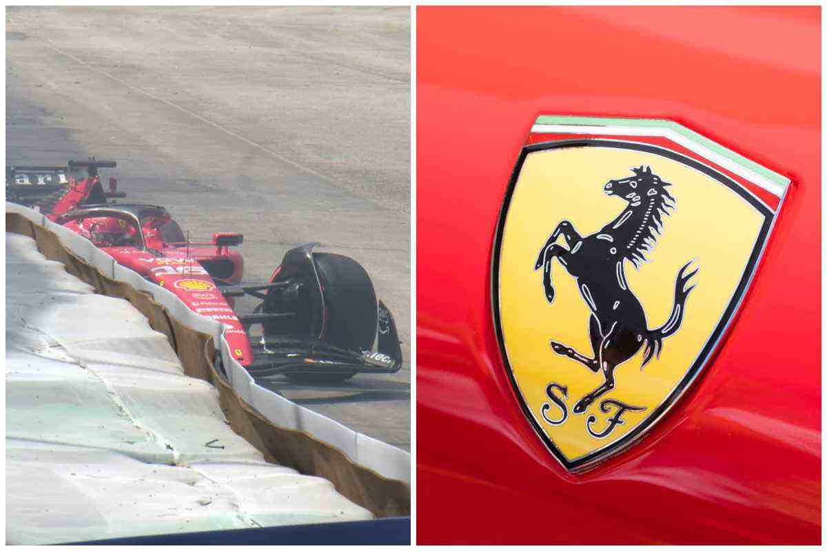 F1, subito una Ferrari contro il muro