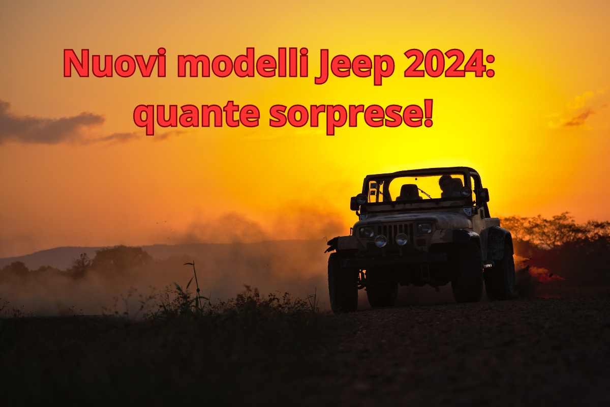 Nuovi modelli Jeep 2024 in arrivo