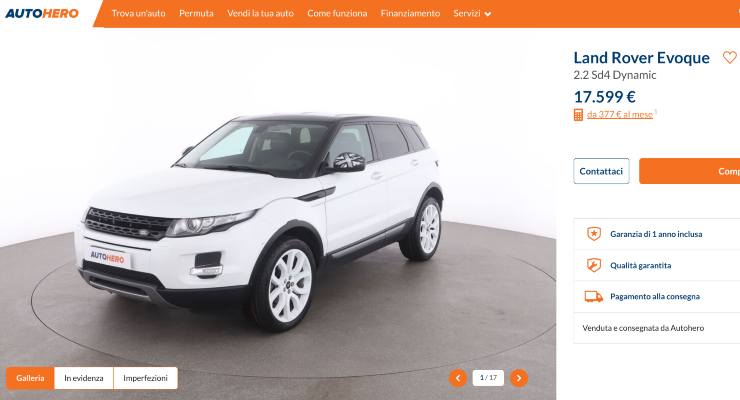 Land Rover in offerta