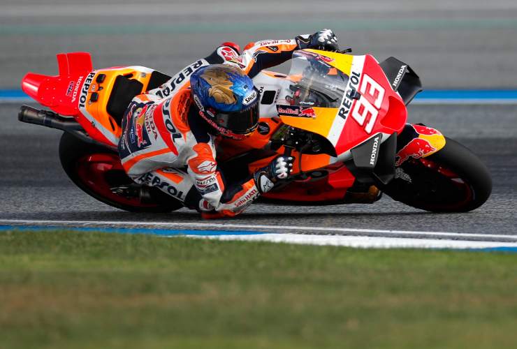 Marc Marquez disastro Honda Red Bull