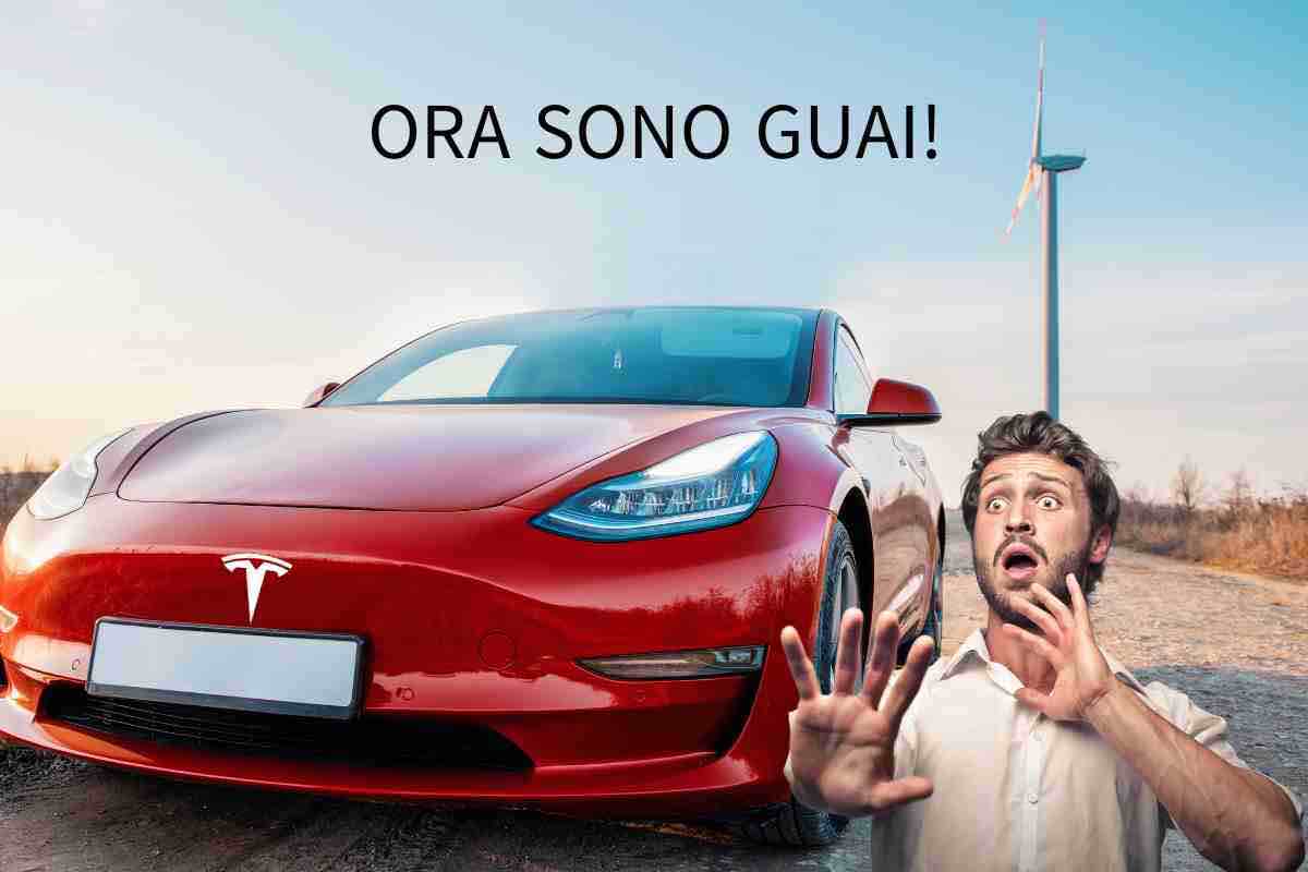 Tesla Model X difettosa