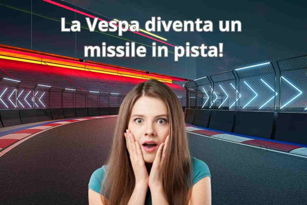 La Vespa diventa un missile