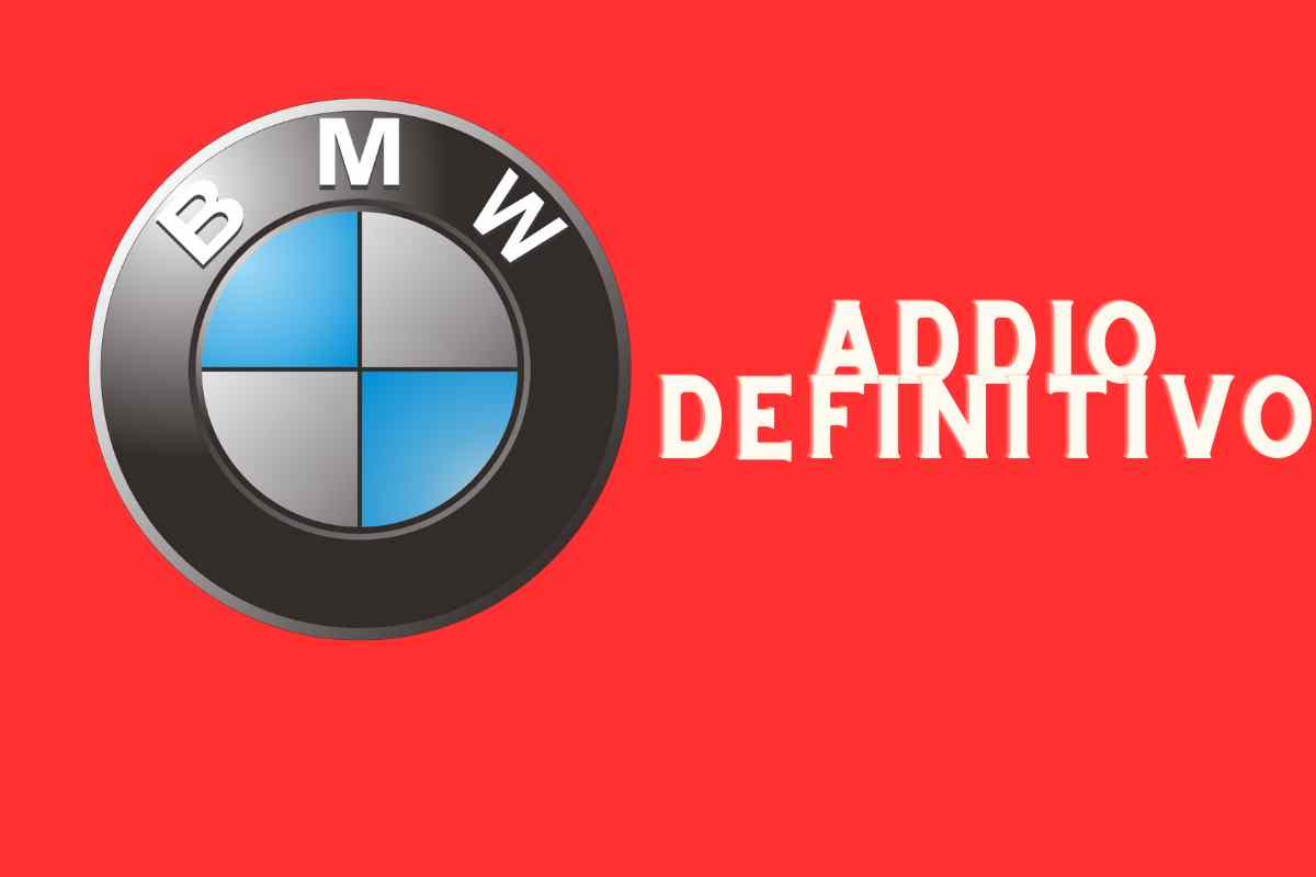 bmw addio motori combustione interna