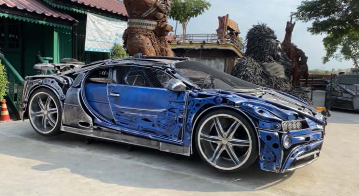 Bugatti Chiton rottami Thailandia