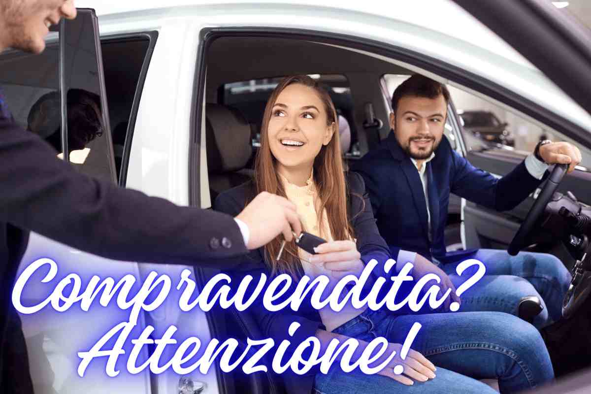 rischio dati vendita auto