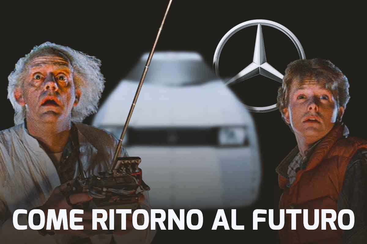 de lorean ritorno al futuro mercedes