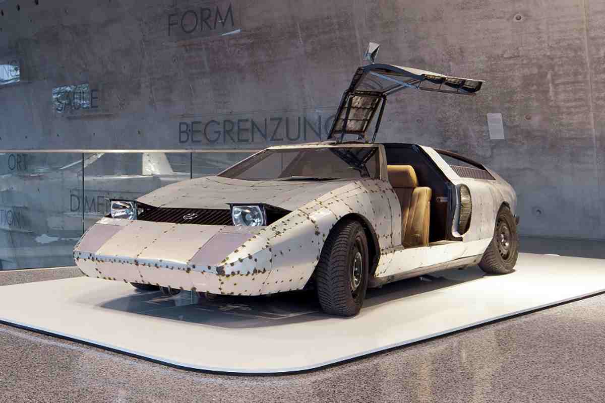 Mercedes C1111 art car delorean