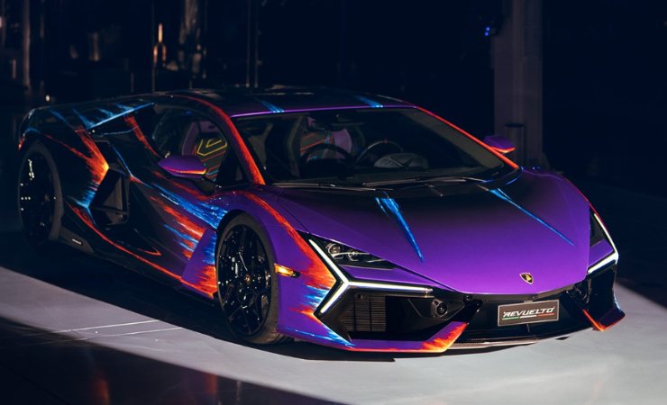 Lamborghini accelerated opera d'arte