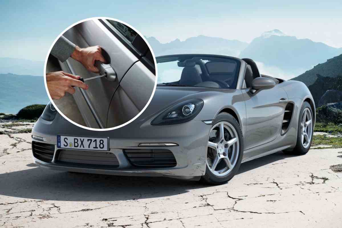 Tenta di rubare una Porsche Boxter