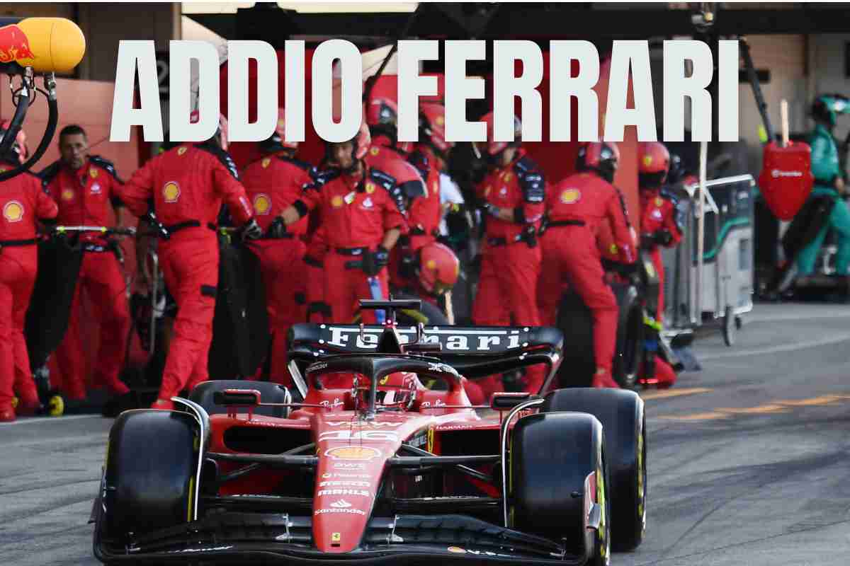 addio ferrari