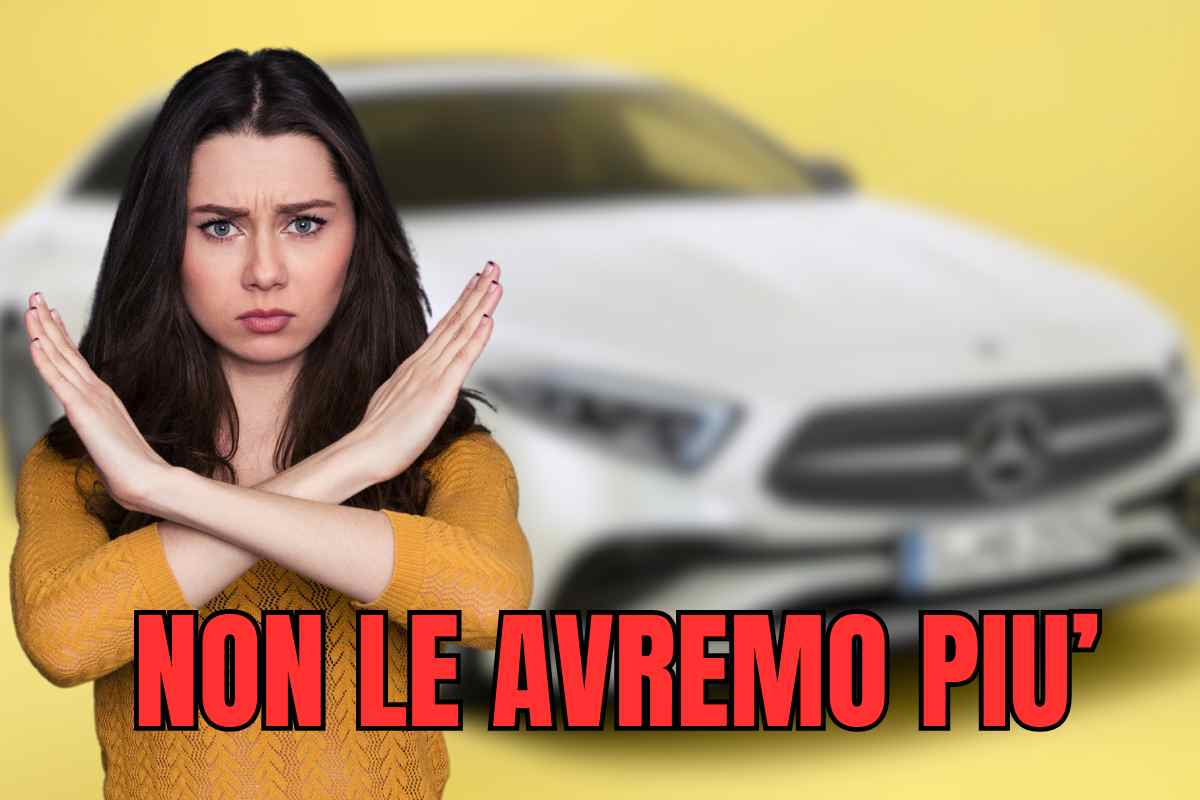 mercedes auto non le avremo più