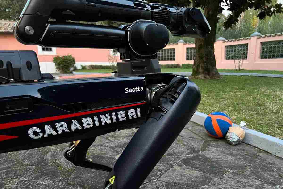 cane robot dei carabinieri