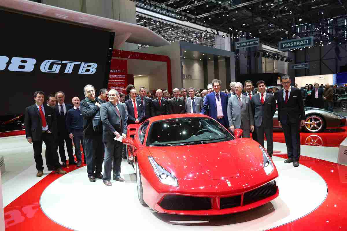 L'auto di Achille Lauro una Ferrari 488 GTB