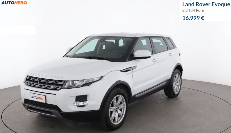 autohero land rover evoque