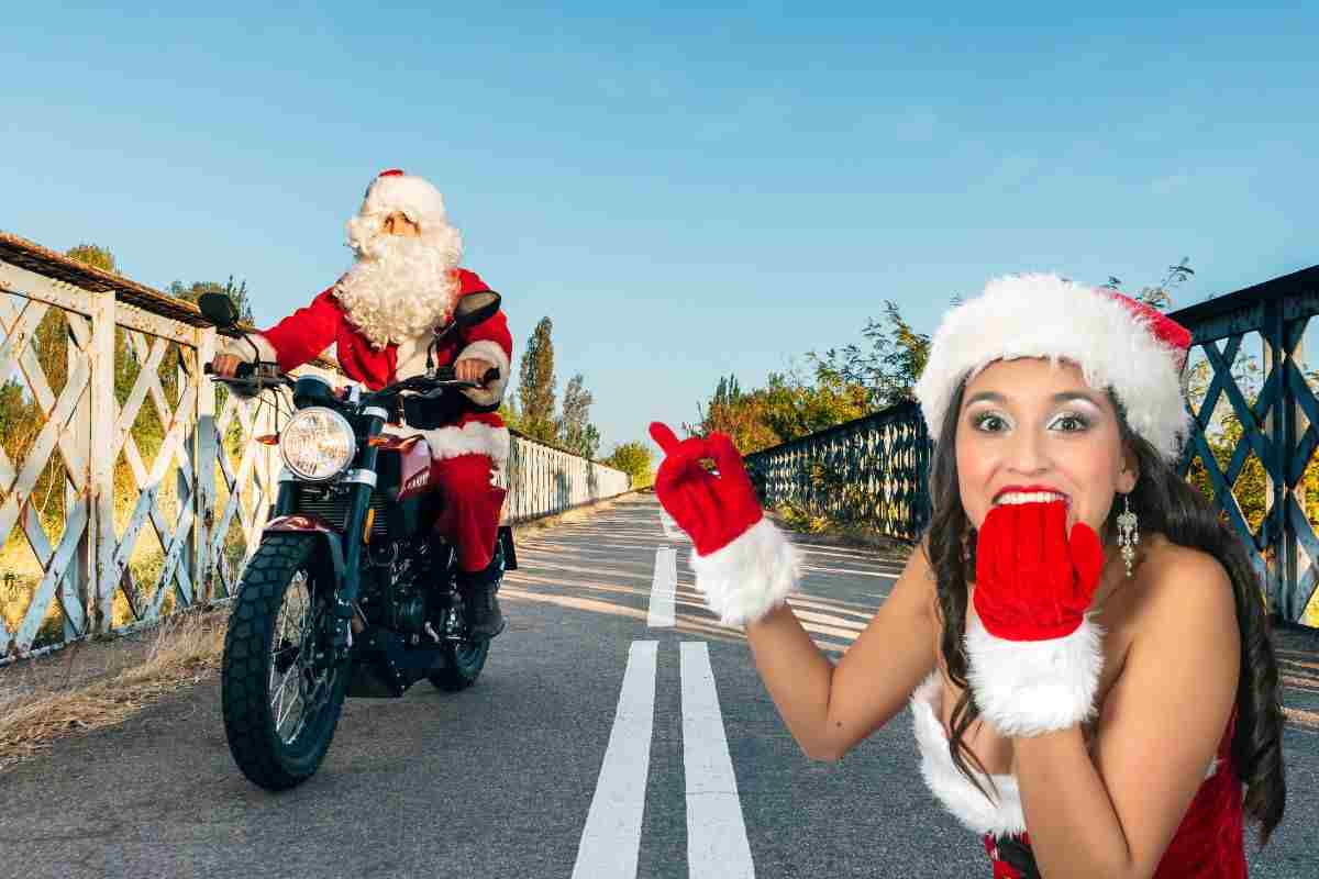 Polaris Sno Traveler moto Babbo Natale asta