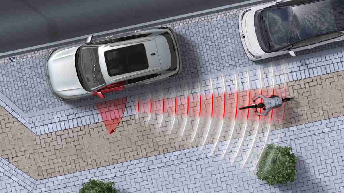 exit warning system lanciato da volkswagen