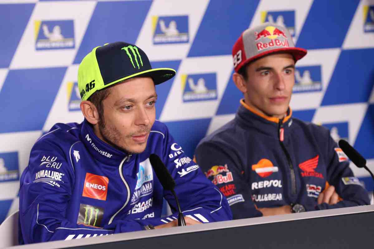 Marc Marquez Valentino Rossi Ducati problemi rinnovo