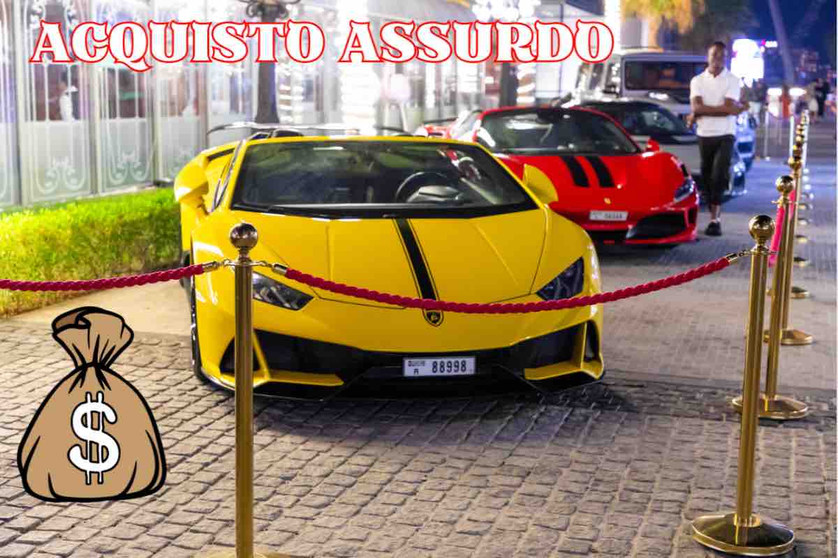 Acquistare una Lamborghini a 650 Euro scarpe