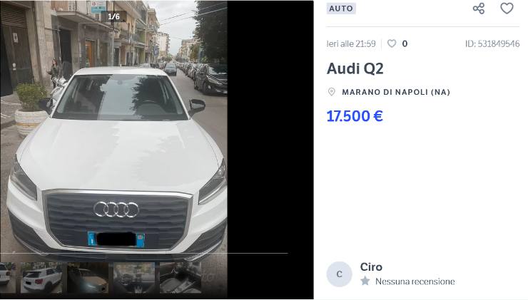 Audi Q2 che sconto