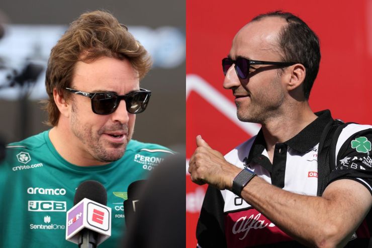 Robert Kubica Fernando Alonso compagni di squadra Ferrari