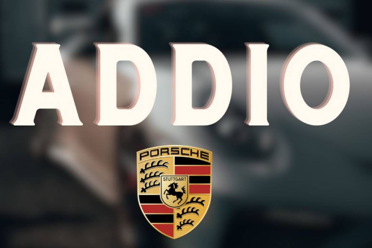 Porsche notizia terribile