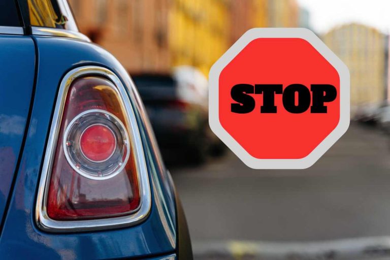 stop a questa automobile