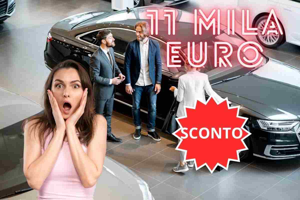 Auto sconto 11 mila euro elettrica costo iniziale