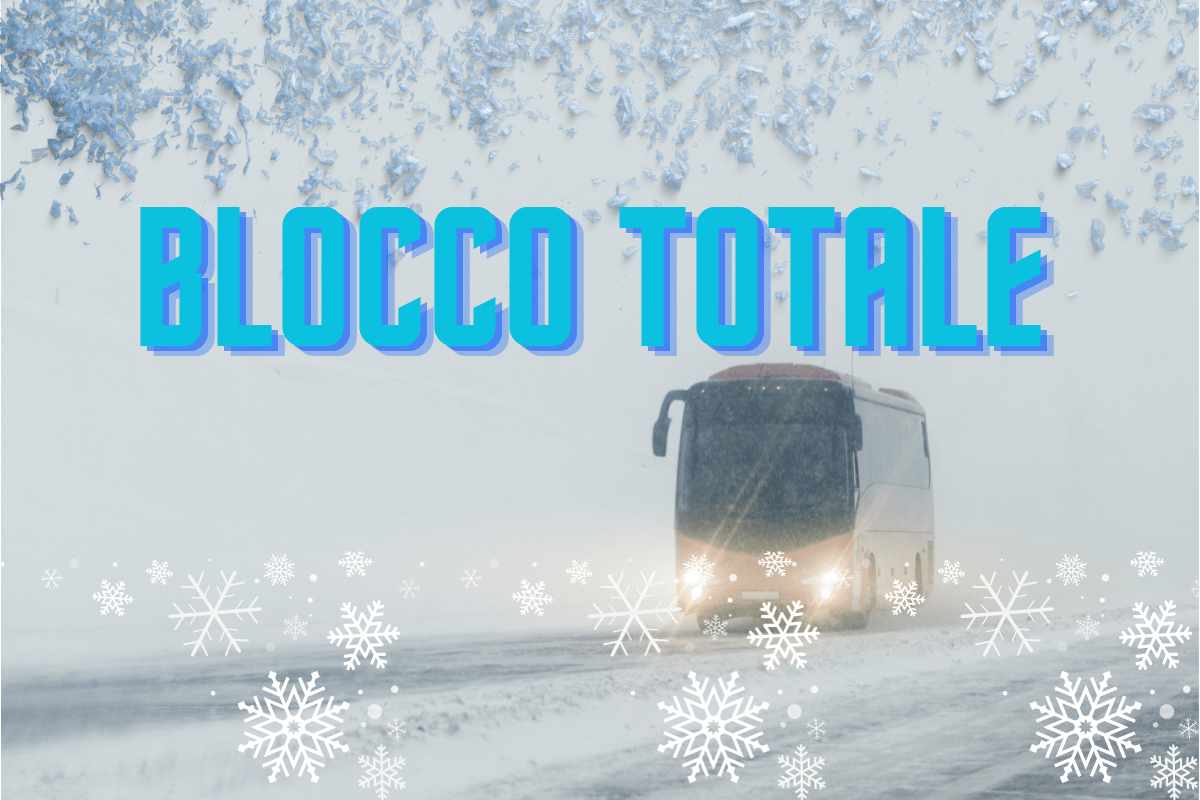 gelo blocca autobus