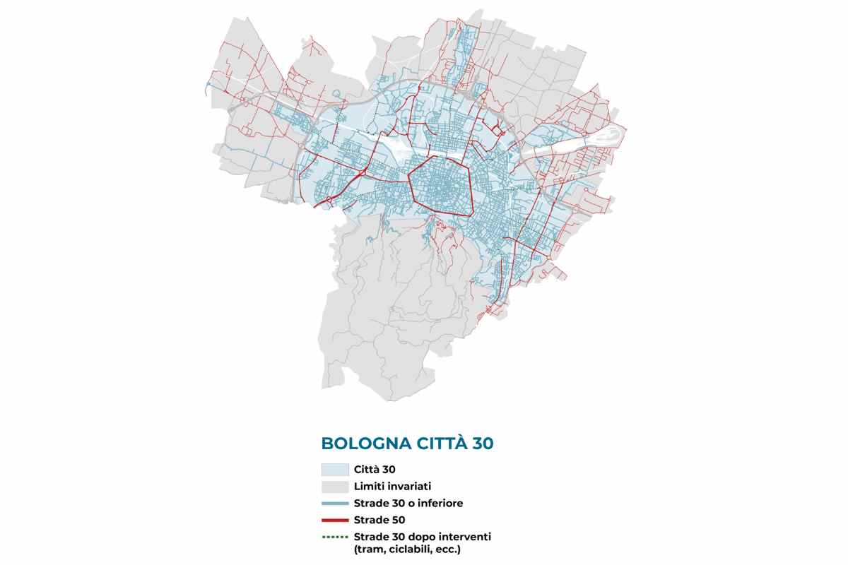 limiti di velocità bologna