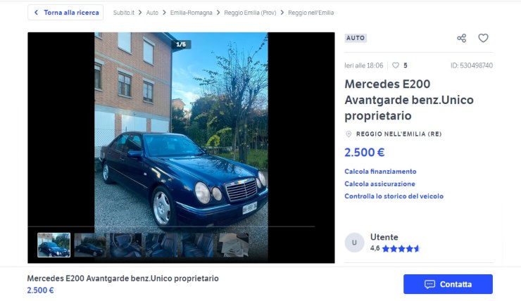 Mercedes Classe E offerta