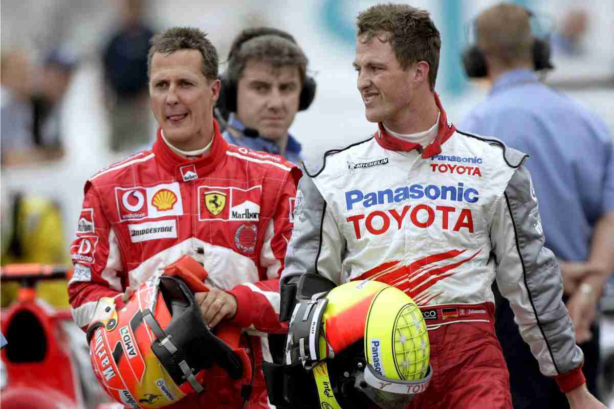 Michael Ralf Schumacher F1 cacciato notizie reality moglie