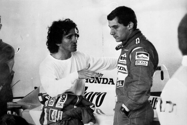 Eddie Jordan Alain Prost Ayrton Senna McLaren F1