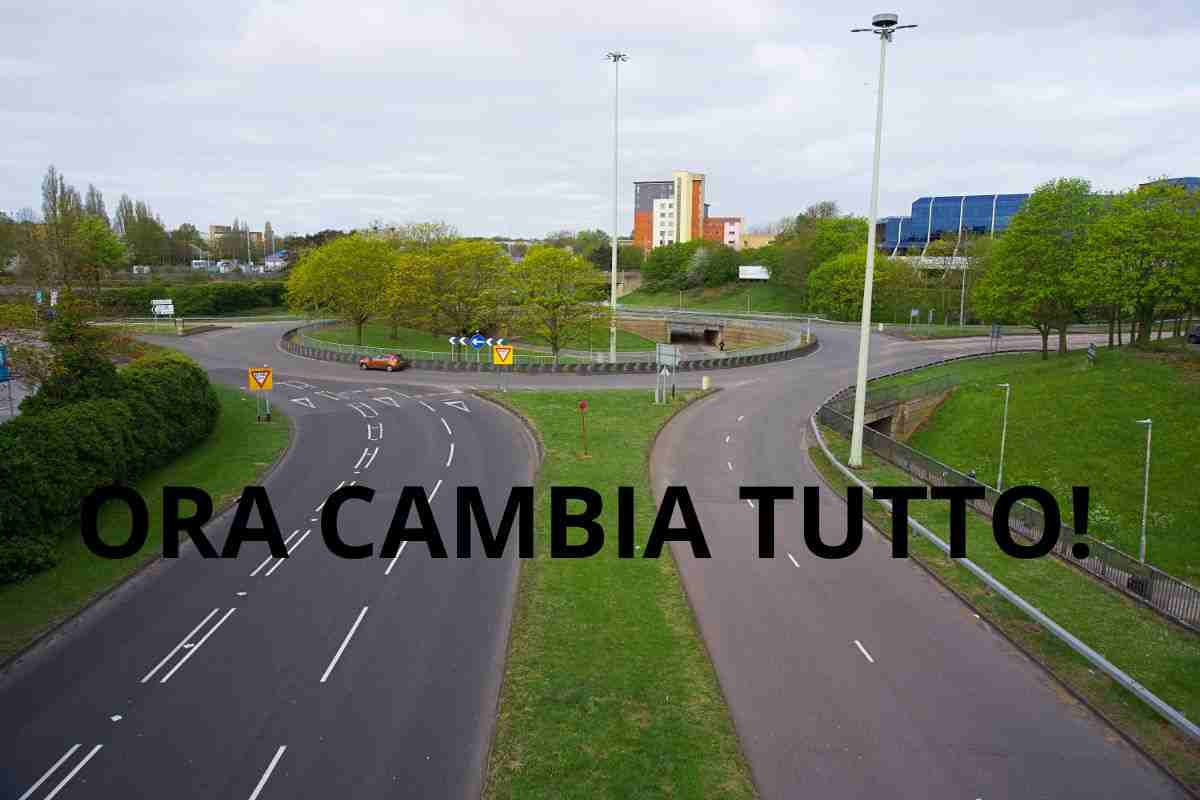 rotatoria cambia la viabilità