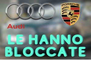Audi Porsche che caos